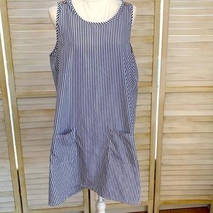 Navy Blue & White Striped Jumper🌸